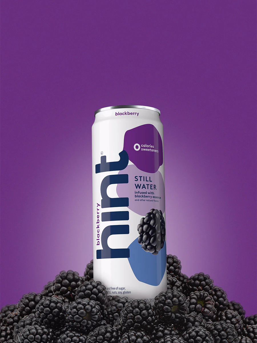 hint® Blackberry water - 12 pack 12oz still cans - Image 3